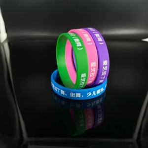 สายรัดข้อมือซิลิโคนดีไซน์ใหม่ปี 2025 ขายดี สีสันสดใส สำหรับงานส่งเสริมธุรกิจ กิจกรรมเดิน/วิ่ง  พร้อมสลักโลโก้ตามสั่ง - Product Image 5