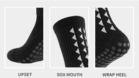 OEM ODM Vente en gros Chaussettes de sport de haute qualité Crew Elite Grip Antidérapantes pour le football, le sport et le soccer pour hommes