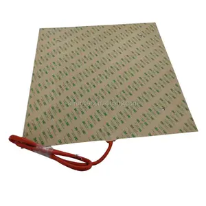 Rubber Heater Electric Silicone Rubber Heater Heating Pad Custom Provided Flexible Heater 3M 468 3M 467 300LSE Options None 1 - 250 C