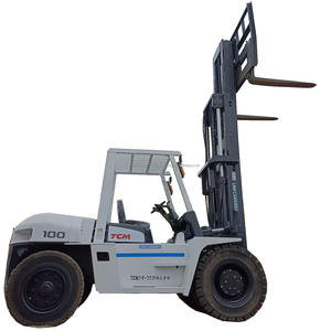 Productos calientes Precio de fábrica Usado TCM 10T Carretilla elevadora Diesel Isuzu Japón Motor Excelente estado TCM Japón Carretillas elevadoras en venta - Product Image 1