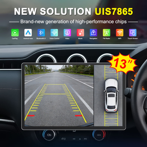 Autoradio Android 14 13 pouces avec GPS, UIS7865 Octa Core <span class=keywords><strong>2</strong></span>.2Ghz, Carplay sans fil, Android Auto, Radio AI pour voiture - Product Image 1