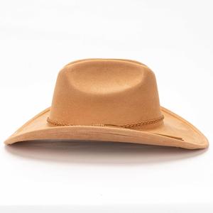 Sombrero Vaquero Occidental Nuevo 2025 de Gamuza con Borde Curvado para Hombre y Mujer, Sombrero Étnico para Viajes al Aire Libre - Product Image 3