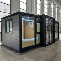 Casas Prefabricadas Expandibles de Panel Sándwich con Estructura de Acero Galvanizado Personalizadas de 20 pies, 30 pies y 40 pies en Venta