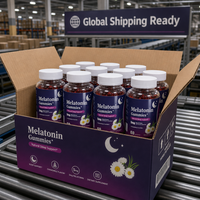 Gummies naturelles pour le sommeil avec 5 mg de mélatonine, saveur camomille, complément pour un meilleur repos et une relaxation optimale