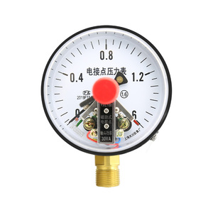 Manómetro de Contacto Eléctrico Yxc100 de 100 mm, 0-1.6 Mpa, Acero al Carbono, con Control de Límite Superior e Inferior - Product Image 3