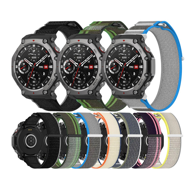 Tschick Original Silicone Strap for Amazfit T-REX 3 Strap Smartwatch Double Color Strap for Amazfit T Rex 3 Band Strap REX3