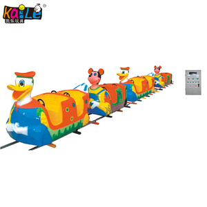 Tren Eléctrico de Madera Antiguo Personalizado de Fibra de Vidrio, el Más Nuevo y a Precio Más Bajo, para 16 Personas, 7-10 KM/H, 1000 kg, CN;ZHE - Product Image 3