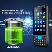 Industria Android 13 PDA de mano 4G Smartphone 1D 2D QR Escáner de código de barras Inventario Terminal de datos móviles