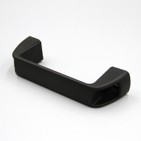 93.5/110/112/117/122mm nylon noir plastique ovale en forme de U poignée de traction industrie poignée de porte machines poignée de soudeur