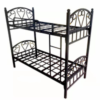 Lits superposés pour chambre à coucher, lit superposé en acier pour appartement, lits superposés en métal pour école, lit mezzanine en métal pour garçons, lit superposé en fer pour dortoir
