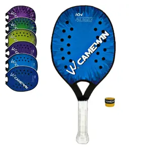 PP Plastic Frame Feminino Masculina Kit Rude Surface Treatment Beginner Kids Light 290g 2024 New Beach Tennis Racket