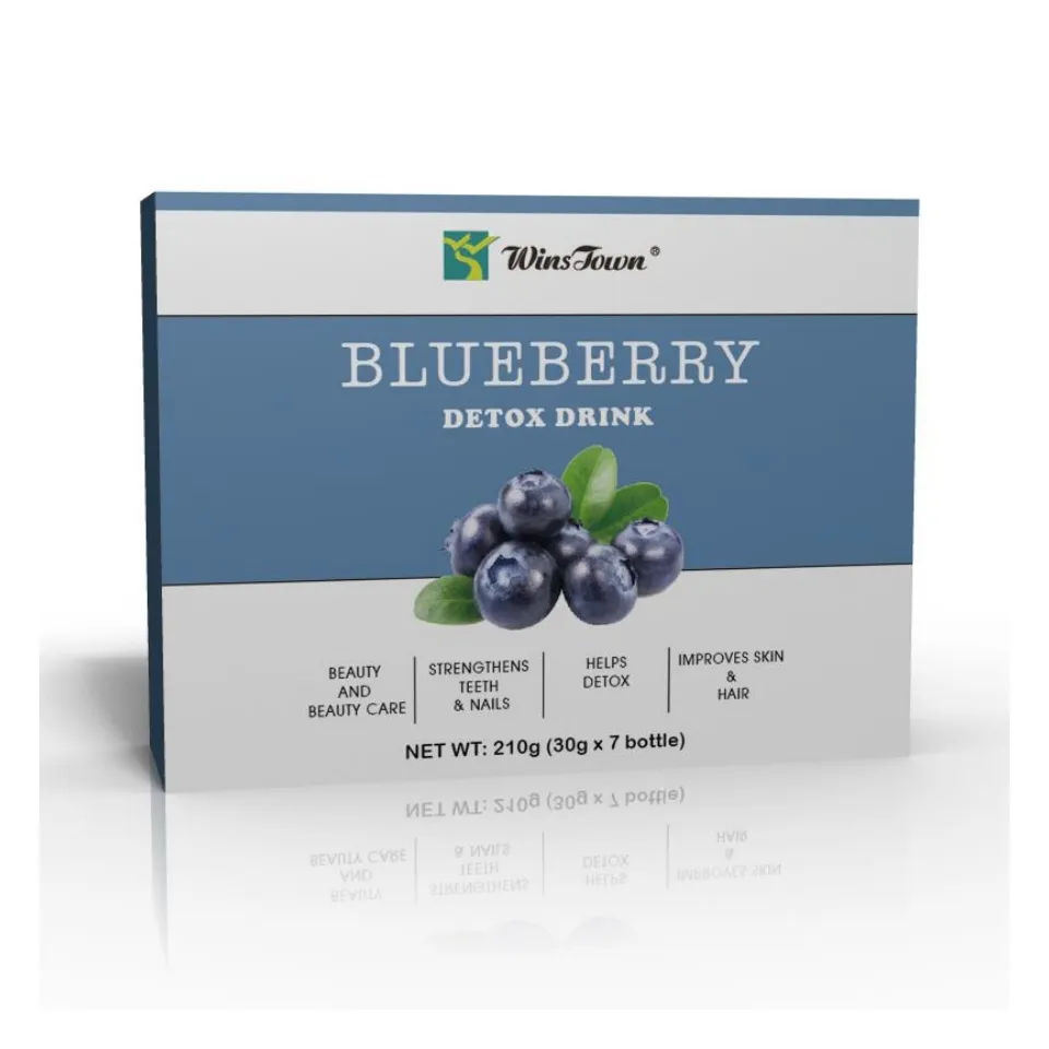 Blueberry detox minuman sehat jus kulit bersinar memutihkan minuman jus buah alami untuk grosir