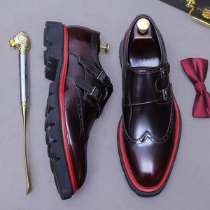 Zapatos de Cuero Formales Casuales de Diseñador de Lujo para Hombre, Estilo Británico, Suela Oxford Blanca, Diseño Puntiagudo de Moda Juvenil - Product Image 2