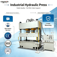 Presse hydraulique à quatre colonnes et quatre pistons entièrement automatique de 800 tonnes avec table de travail à servomoteur, personnalisable pour usine de fabrication