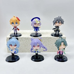 Figurines <span class=keywords><strong>Genshin</strong></span> <span class=keywords><strong>Impact</strong></span> en gros : <span class=keywords><strong>Paimon</strong></span>, Klee, Hu Tao – Figurines d'anime en position de combat, boîte mystère, jouets, poupées, approvisionnement en vrac - Product Image 5