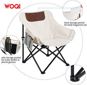 Woqi Chaise de camping Chaise de pelouse Chaise portable supporte 250 livres - Product Image 4