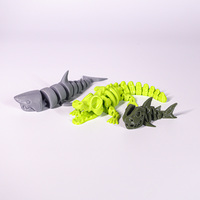 Crocodile articulé imprimé en 3D, jouet anti-stress à articulations mobiles, modèle animal réaliste, vente en gros