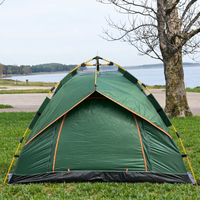 Tente automatique facile à installer, une chambre à coucher, tente de camping portable quatre saisons ultralégère et imperméable avec tissu en polyester