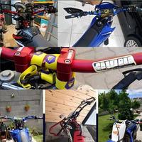 Vente en gros préférée - Guidon universel en aluminium CNC à diamètre variable pour moto tout-terrain/VTT/moto électrique PBRabbit