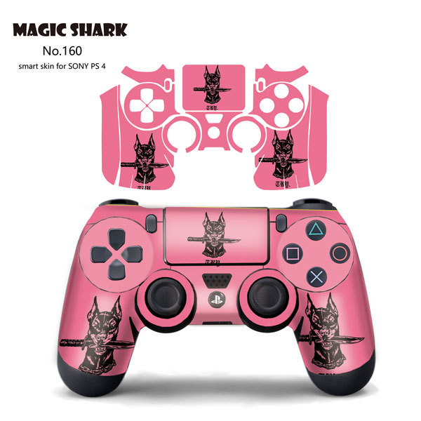 Kingareal Custom PS4 Controller Grip Cover Wholesale Waterproof Vinyl Protective Skin Stickers Durable PVC Oil Proof