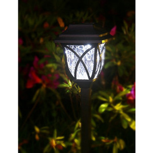 ไฟสวนโซลาร์เซลล์ Lu Yao แสงวอร์มไวท์ LED กันน้ำสำหรับภายนอกอาคาร พร้อมลายตาราง สำหรับส่องสว่างลานบ้าน ระเบียง และสวน - Product Image 4