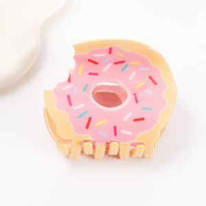 เครื่องประดับผมผู้หญิง กิ๊บหนีบผมรูปโดนัทน่ารัก สไตล์เกาหลี หวานๆ แฟชั่นสำหรับสาวๆ - Product Image 4