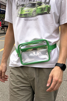 Sac banane en PVC personnalisé avec logo pour cadeaux d'entreprise, sacoche promotionnelle écologique, sac de ceinture pour festival, vente en gros pour salons professionnels, OEM