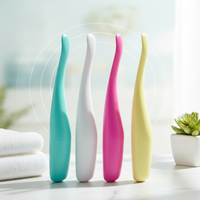 Masseur facial électrique vibrant portatif pour soins de la peau, fonctionne avec piles AA alcalines, certifié CE, pour l'absorption du sérum et les ridules