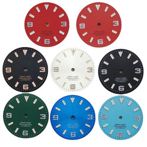 Laiton personnalisé OEM cadran montre nh35 mouvement montre cadran personnalisé visage - Product Image 2
