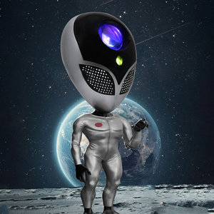 Nhiều Màu Hiện Đại Xoay Người Ngoài Hành Tinh Đèn Máy Chiếu Với Điều Khiển Từ Xa LED Biển Sóng Ánh Sáng Sao Ánh Sáng Ban Đêm Cho Phòng Ngủ - Product Image 1