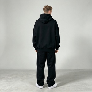 Sudaderas con capucha para hombre al por mayor, logotipo bordado personalizado, sudadera con capucha informal para hombre, servicio OEM - Product Image 2