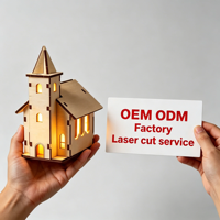 Service de découpe et gravure laser OEM ODM personnalisé pour le bois, le contreplaqué, les créations en MDF avec couleurs UV et conception personnalisée de puzzle 3D