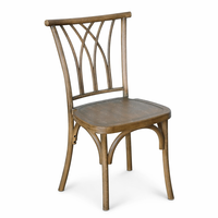 Chaise en résine Willow K/D Design, légère et durable, pour l'école, la maternelle, les événements, le jardin, les mariages