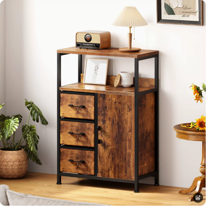 Sideboards and Buffet <strong>Cabinet</strong> Furniture Modern Dining Room Sideboard with Hutch Kitchen <strong>Cabinet</strong> - Product Image 2