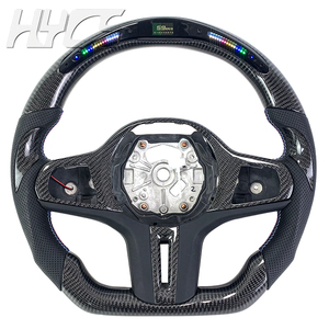 Accessori Interni Auto Volante in Fibra di Carbonio LED per <span class=keywords><strong>BMW</strong></span> G20 G30 <span class=keywords><strong>G21</strong></span> G22 G23 320i 325i 330i M240i M340i - Product Image 1