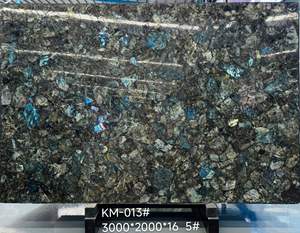 Marbre de jade bleu pour salle de bain de luxe Texture de cristal de ton de mer profonde apportant la tranquillité de la nature dans les espaces domestiques - Product Image 2