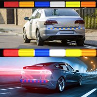 Avertissement de visibilité nocturne personnalisé Accessoires automobiles Autocollants de sécurité réfléchissants pour voitures motos vélos