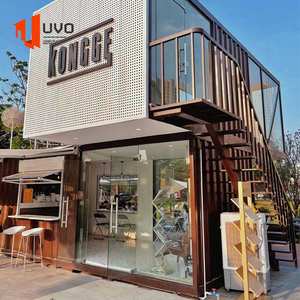 Maison conteneur en acier modulaire personnalisée de luxe Maison de voyage mobile préfabriquée pour l'extérieur République de Porto Rico pour café Boutique - Product Image 5