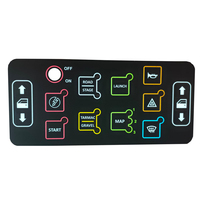 Interruptor de Membrana de Circuito Flexible MBR con Bajo MOQ para Equipos de Telecomunicaciones, Teclado PET/PC, Montaje en PCB, Directo de Fábrica en Hebei