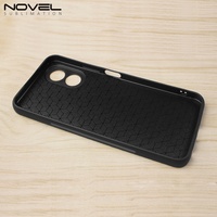 Prix d'usine Novelcases 2d TPU Sublimation Blank Protector Coques de téléphone portable Oppo A36/A38/A53/A57/A58/A78 Realme V5 5G Noir