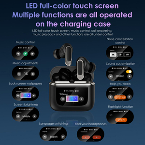 Xu hướng sản phẩm <span class=keywords><strong>2025</strong></span> <span class=keywords><strong>New</strong></span> arrivals Tai nghe LED hiển thị không dây Earbuds Tai nghe headphone tiếng ồn hủy bỏ chơi game Earbuds - Product Image 3