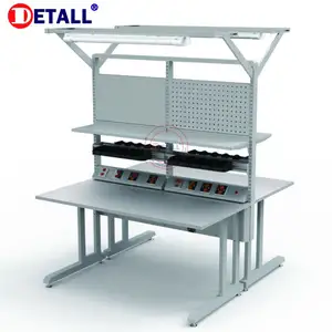 double-sided Esd Repair Work Bench Anti-static workbench for electronics workshop