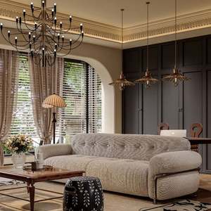 Meuble en bois de style rétro romantique français personnalisé, design d'intérieur moderne pour appartement ou villa, fabricant direct - Product Image 1