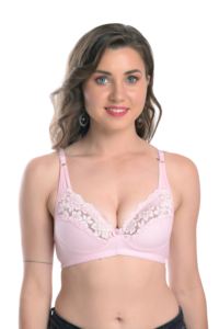 Sujetador de Copa Completa Premium para Mujer, Sujetador de Red Suave, Sujetador de Poliéster y Algodón, Sujetador Elástico de Nailon, Sujetador de Cobertura Total a Precio de Mayoreo - Product Image 5