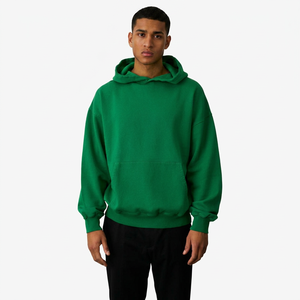 Sudadera con Capucha para Hombre de Alta Calidad, Diseño Oversize con Hombros Caídos, Forro Polar Francés, Invierno, Suministro ODM - Product Image 1