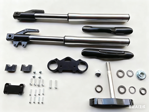 Ammortizzatore a Forcella Anteriore a Steli Rovesciati da 630MM per Moto da Motocross e Pit Bike Cinesi Apollo CRF Sistemi di Telaio - Product Image 4