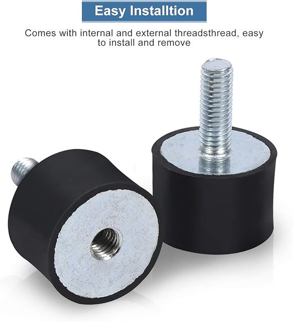 M8 Cylindrical Car Boat Shock Absorber Anti-vibration Silentblock Bobbin Rubber Vibration Mount