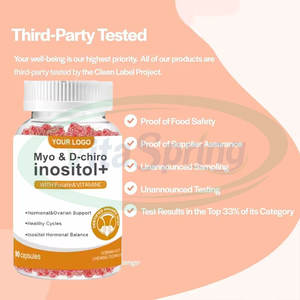 ASAP Myo Inositol et d Chiro Inositol Gummy Folate Vitamine Femmes Myo Inositol Gummies - Product Image 2