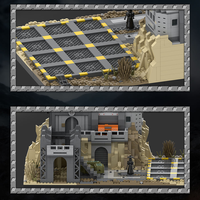 Superbe Ensemble de Blocs de Construction 90009 1888 Pièces, Modèle de Poste Stratégique Galactique, Jouet Technique en Plastique, Cadeau Moderne pour les Fêtes