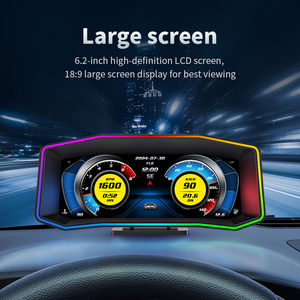 Universelles Auto HUD Head-up-Display Digitaler GPS-Tachometer mit Beschleunigungstest Bremsen-Test Geschwindigkeitsüberschreitungsalarm - Product Image 4